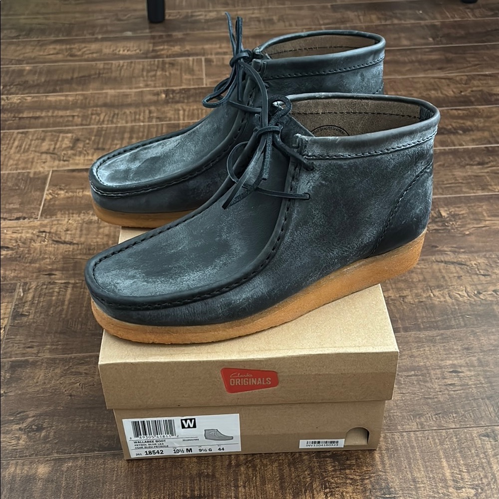 Clarks Black Chukka Boots